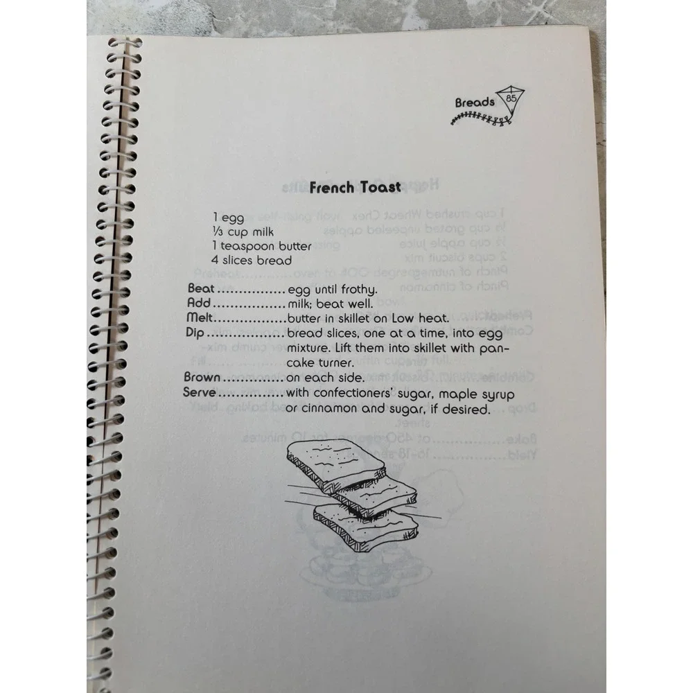 Vintage Childrens Cookbook Beginner Guide to Cooking‎ Spiral Bound Favorite 1980